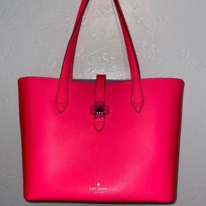 Kate Spade tote hot pink and purple